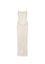 The Floriated Gown in White
