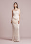 The Floriated Gown in White