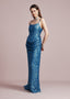 The Floriated Gown in Silver Lake Blue