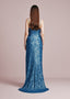 The Floriated Gown in Silver Lake Blue
