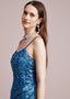 The Floriated Gown in Silver Lake Blue