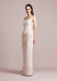 The Floriated Gown in White