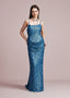 The Floriated Gown in Silver Lake Blue