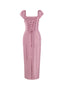 The Laced Up Belmont Dress in Orchid