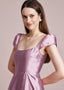 The Laced Up Belmont Dress in Orchid