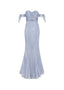 The Tale Maxi Gown in Blue