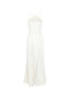 The Pearl White Maxi Ceremony Dress in Cream