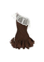 The Canelé Carame Mini Dress in Chocolate Plum