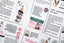 The Pet Newspaper Slip Dress