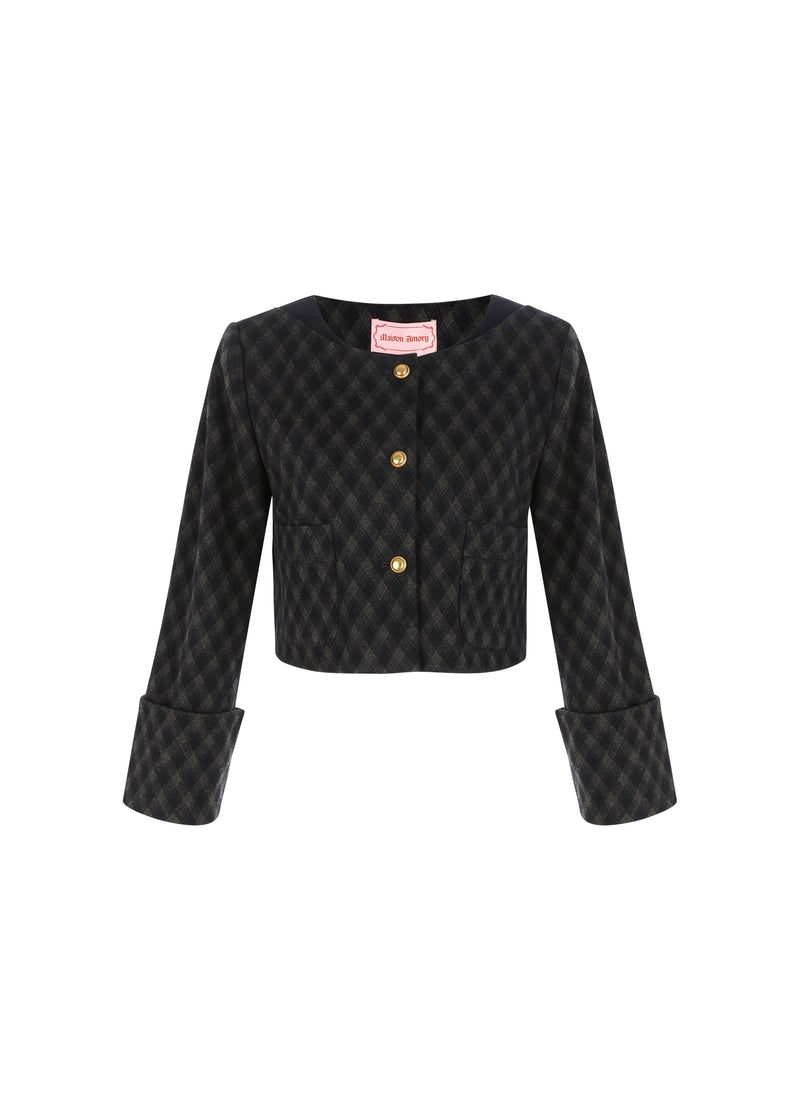 The Tartan Royal Blue Mini Blazer
