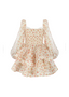 The Wavy Mini Dress in Vintage Flora