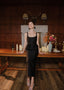 The Tulip Dress in Black