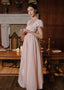 The Dauphine Maxi Dress in Dusty Pink