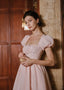 The Dauphine Maxi Dress in Dusty Pink
