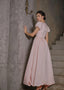 The Dauphine Maxi Dress in Dusty Pink