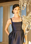 The Tulip Dress in Navy