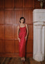 The Tulip Dress in Cherry
