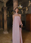 The Hélianthe Gown in Peach Skin