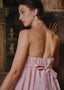 The Hélianthe Gown in Peach Skin