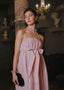 The Hélianthe Gown in Peach Skin