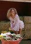 The Chiffon Puff Cloud Mini Dress in Blush Pink