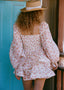 The Wavy Mini Dress in Vintage Flora