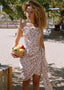 The Draped Cami Dress in Vintage Flora
