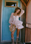 The Wavy Mini Dress in Vintage Flora