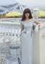 The Blossoming Romance Dress in Ash Blue