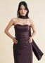 The Star Crossed Lover Slip Gown in Chocolate Plum