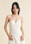 The Strapless Muse Maxi In Ivory