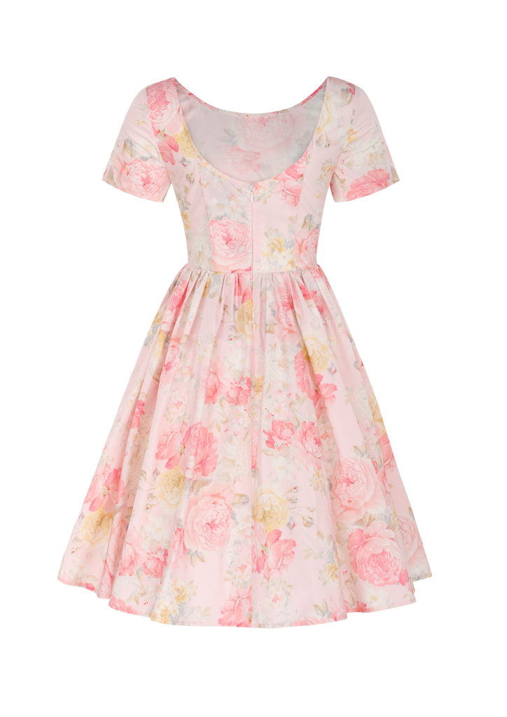 Dreamboat Dress - Baby Pink Garden