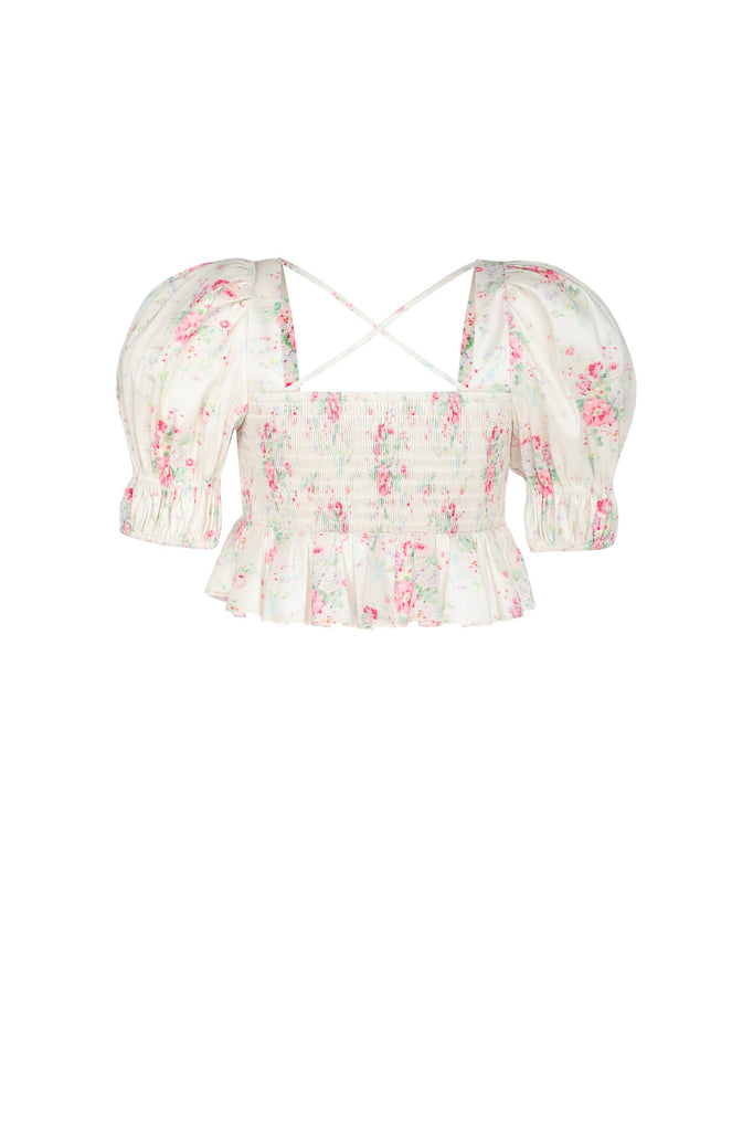 Letterbox Top - Floral Candy