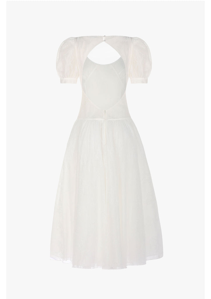 The Labyrinth Dress - White lace