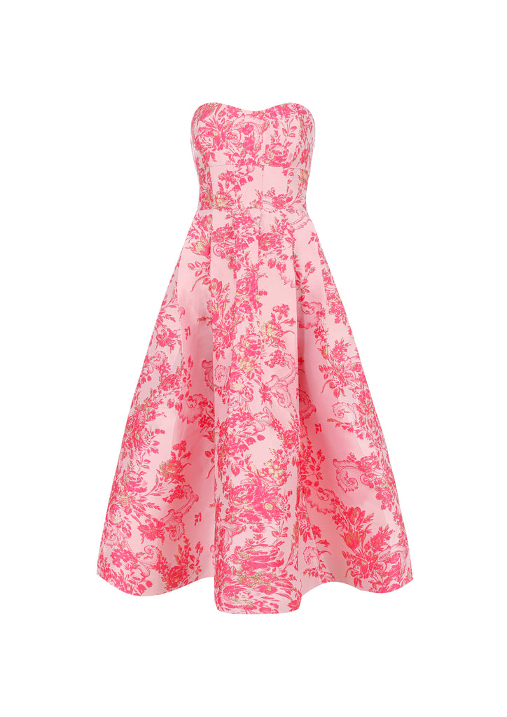 Dansby Dress - Electric Pink